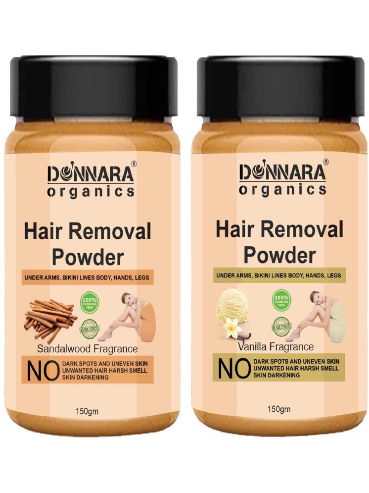     			Donnara Organics Natural Hair Removal Powder for Men & Women 150 ( Pack of 2 )