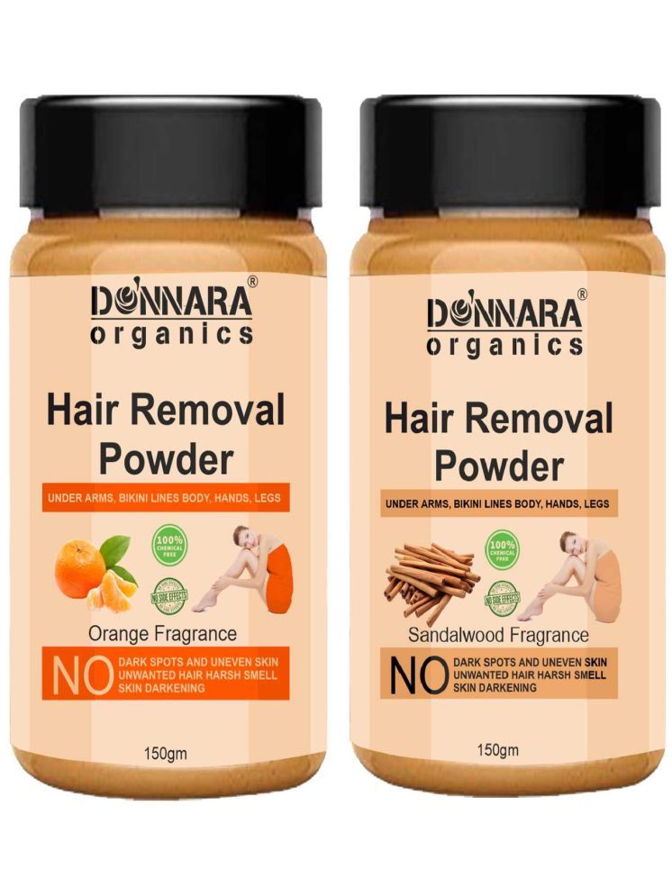     			Donnara Organics Natural Hair Removal Powder for Men & Women 150 ( Pack of 2 )