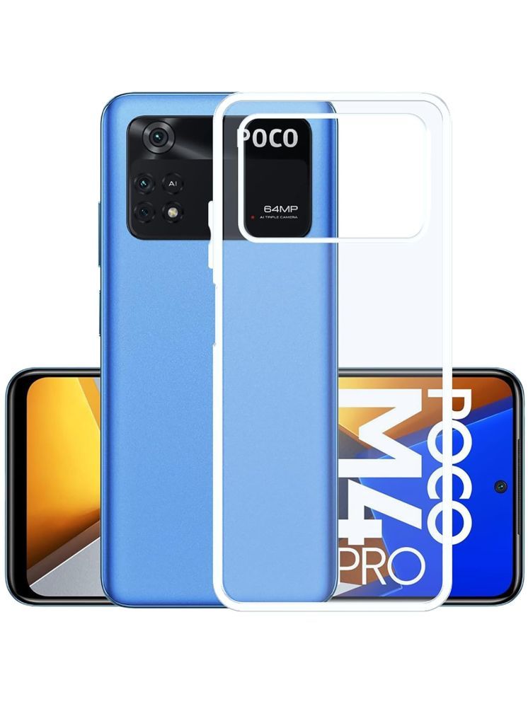     			Gemesha Plain Cases Compatible For Silicon POCO M4 PRO 5g ( Pack of 1 )