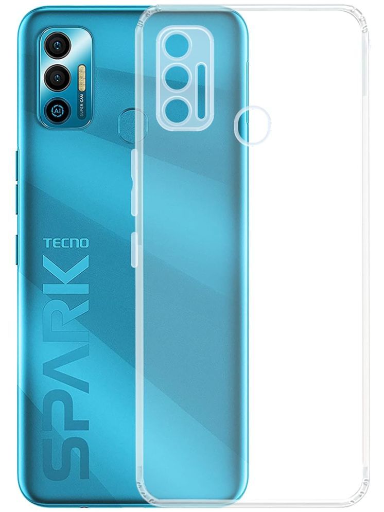     			Gemesha Plain Cases Compatible For Silicon TECNO SPARK 7 ( Pack of 1 )