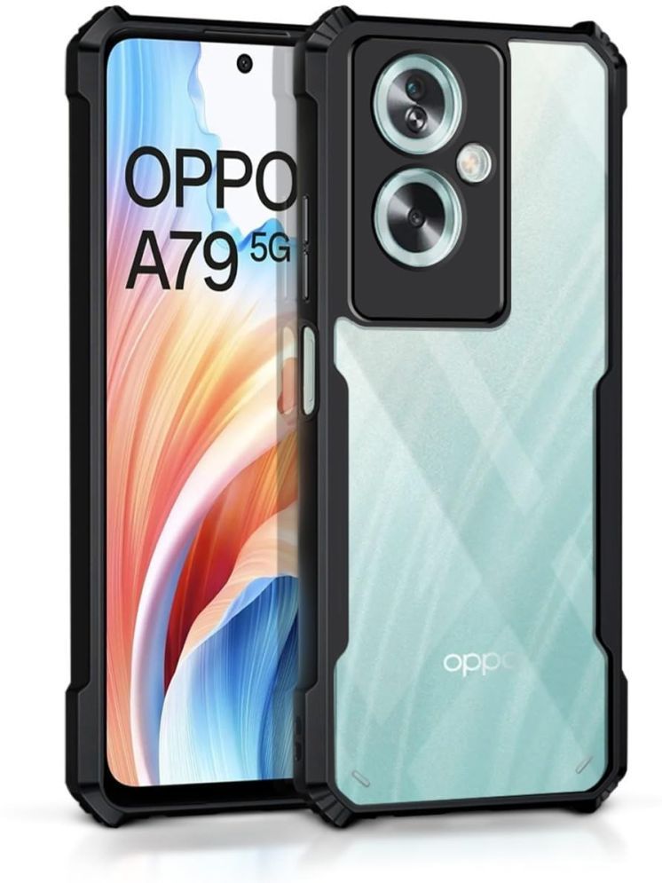     			Gemesha Shock Proof Case Compatible For Polycarbonate Oppo A79 ( Pack of 1 )