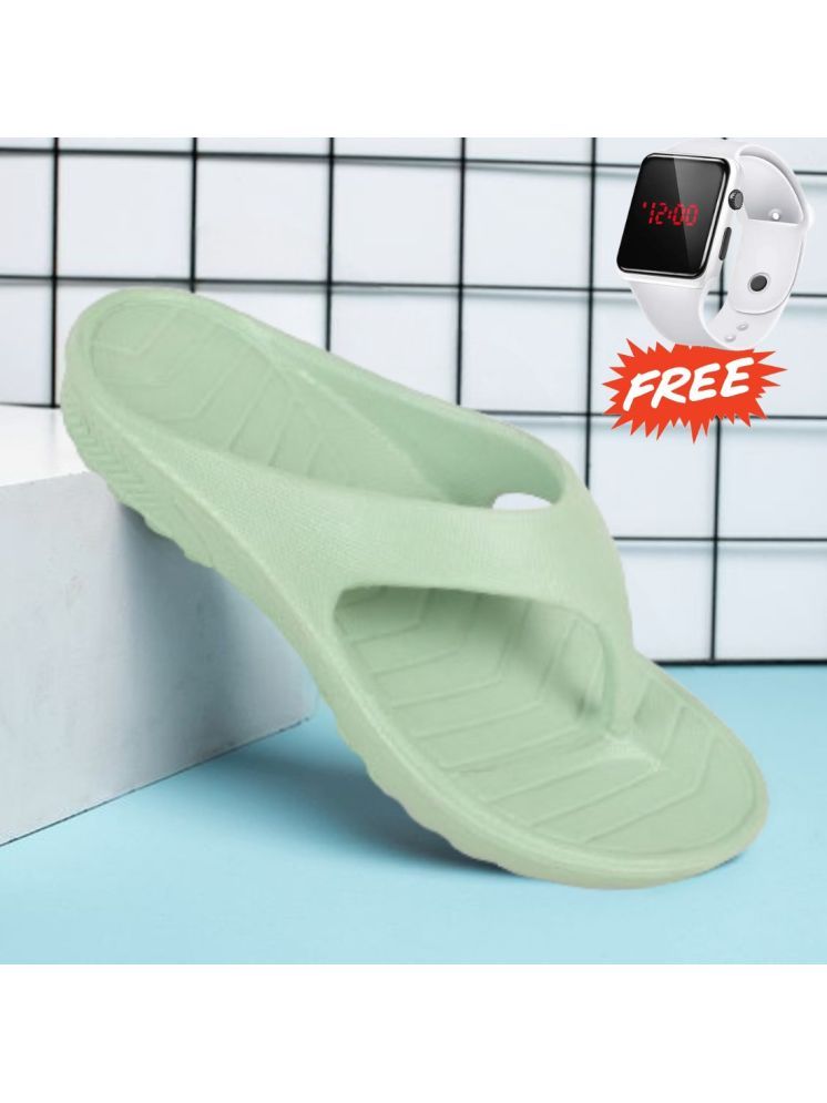     			Jootiyapa Mint Green Women's Daily Slipper