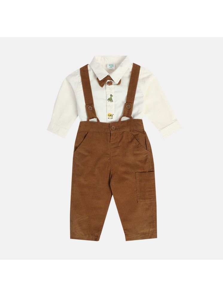     			MINI KLUB Pack of 1 Baby Boys Cotton Dungaree Sets ( Multi )