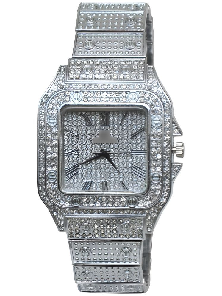     			Viser Silver Metal Analog Womens Watch