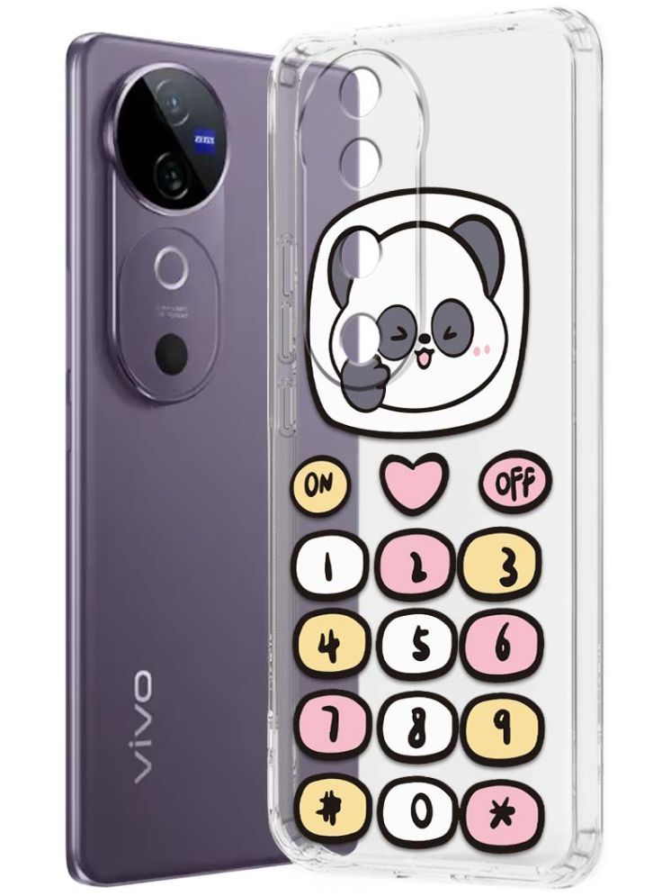     			NBOX Multicolor Printed Back Cover Silicon Compatible For Vivo V40 5G ( Pack of 1 )