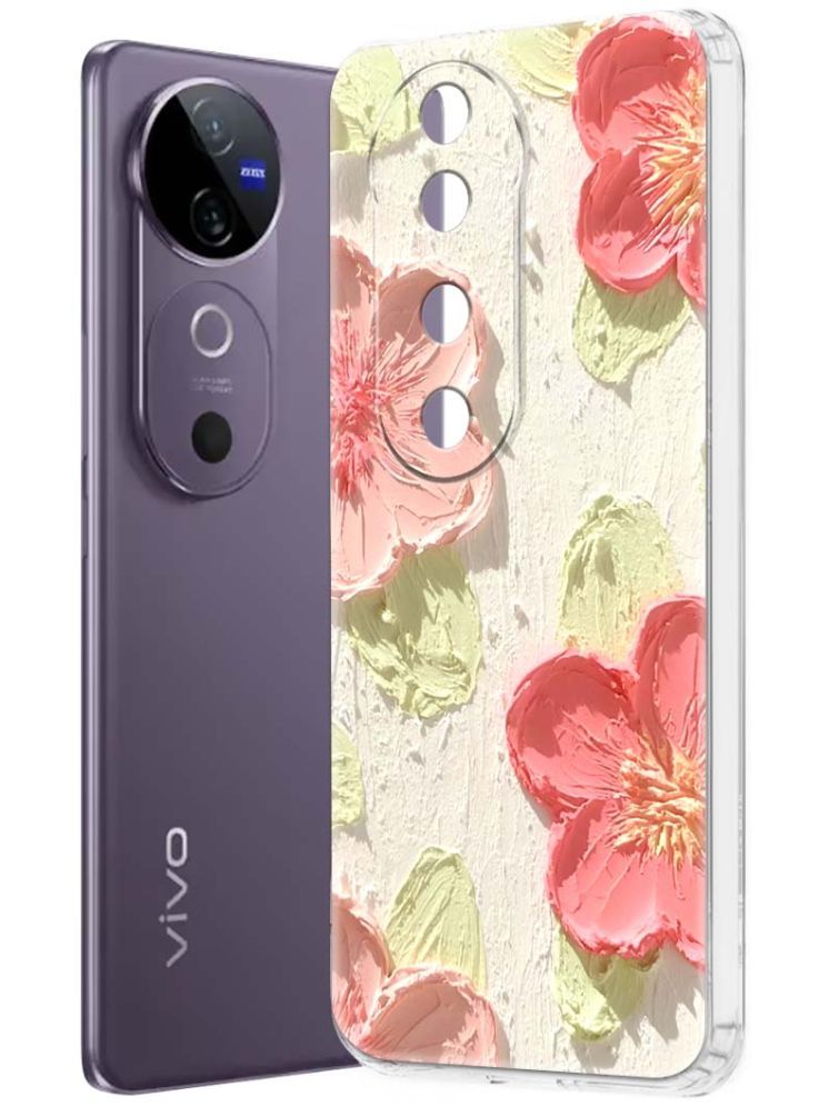     			NBOX Multicolor Printed Back Cover Silicon Compatible For Vivo V40 5G ( Pack of 1 )