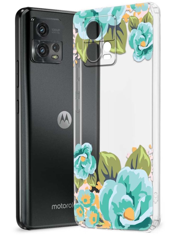     			NBOX Multicolor Printed Back Cover Silicon Compatible For Motorola G72 ( Pack of 1 )