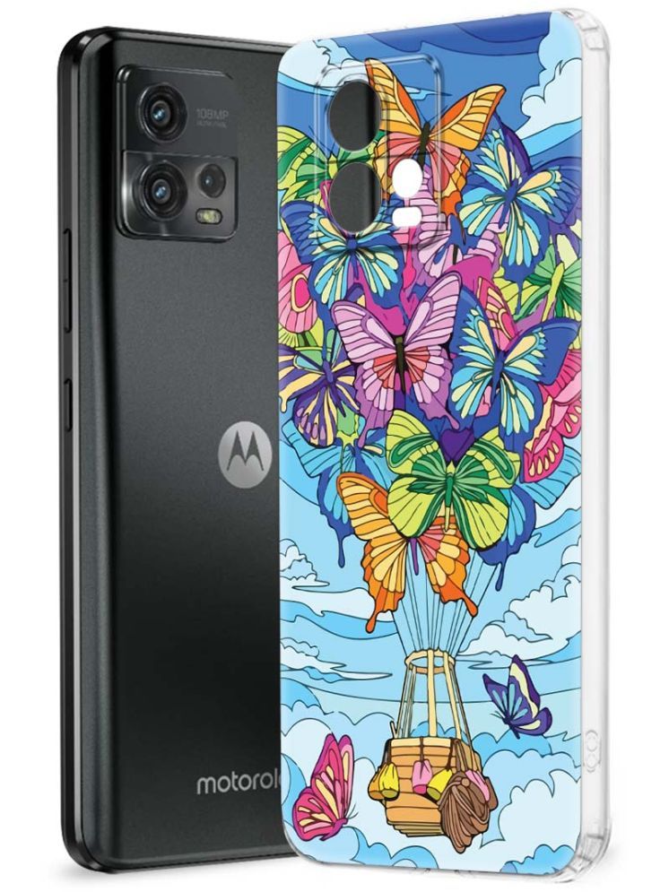     			NBOX Multicolor Printed Back Cover Silicon Compatible For Motorola G72 ( Pack of 1 )