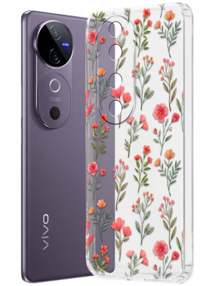     			NBOX Multicolor Printed Back Cover Silicon Compatible For Vivo V40 5G ( Pack of 1 )