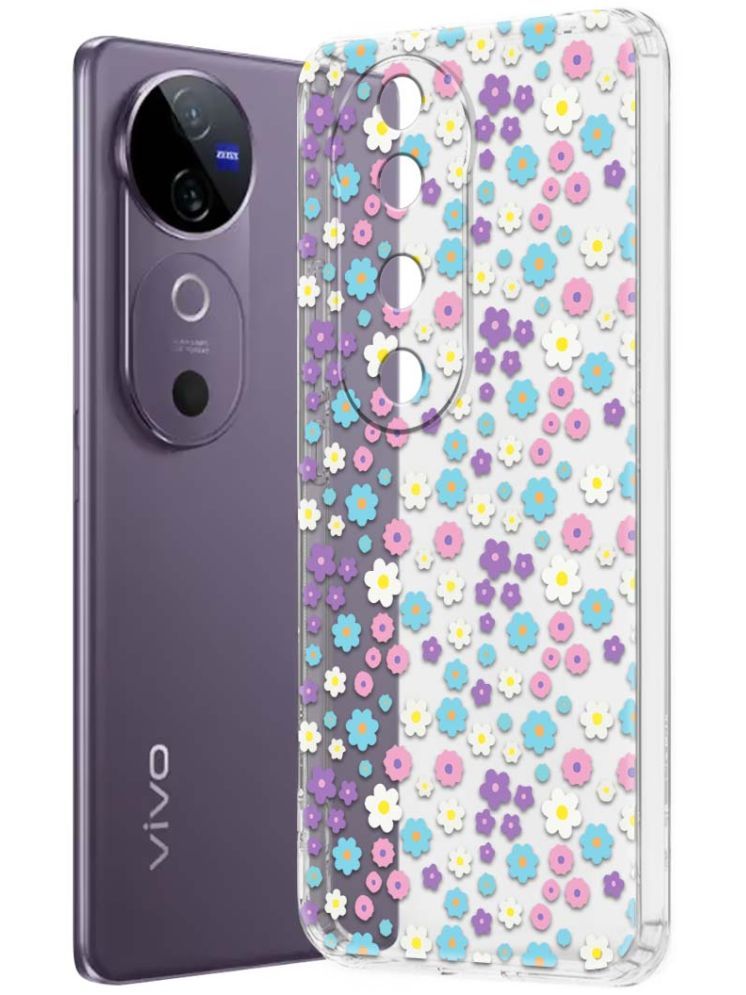     			NBOX Multicolor Printed Back Cover Silicon Compatible For Vivo V40 5G ( Pack of 1 )