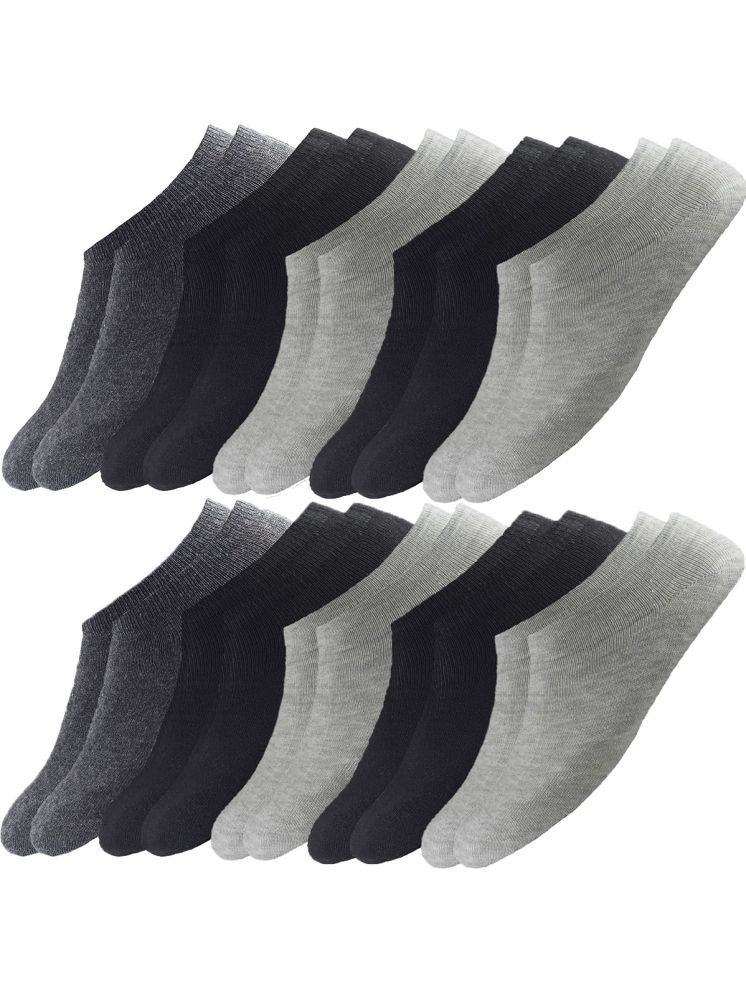     			hicode Blended Men's Solid Multicolor Low Cut Socks ( Pack of 10 )