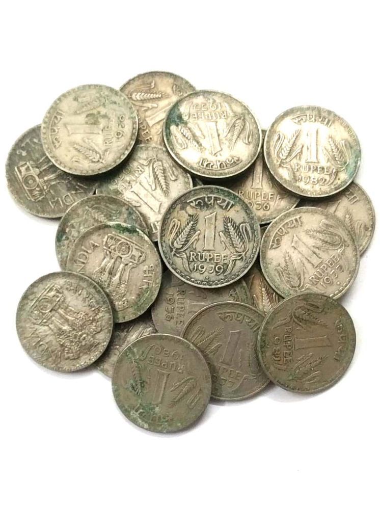     			1 Rupees Mix Dabbu Coin ( Pack of 10 ) Condition as per Image