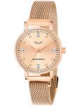 LOUIS DEVIN Rose Gold Metal Analog Womens Watch