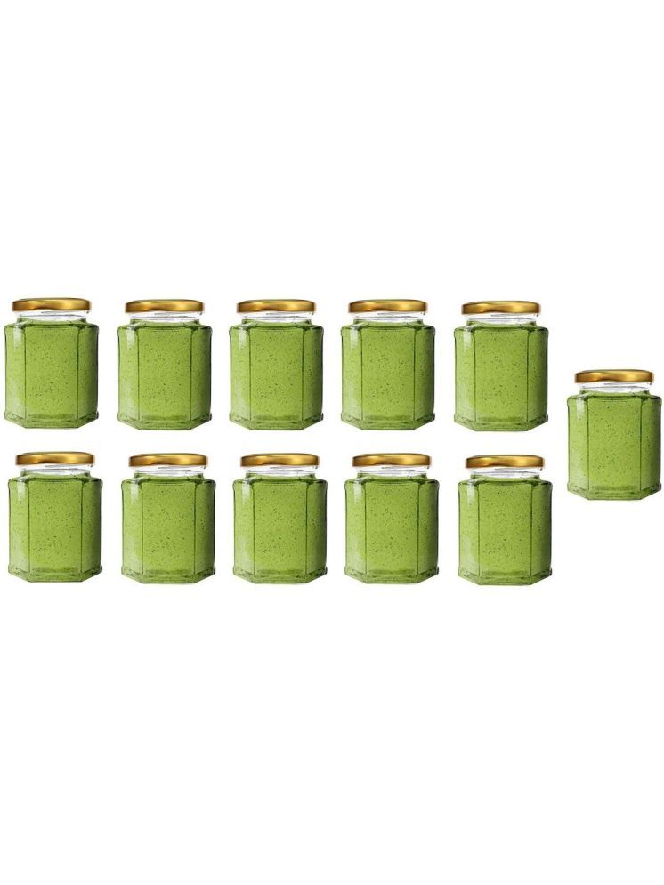     			1st Time Glass Container Jar Glass Transparent Utility Container ( Set of 11 )