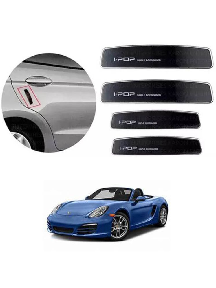     			Etradezone Car Door Guard (Pack Of 4, Black) For Universal For Car Boxster