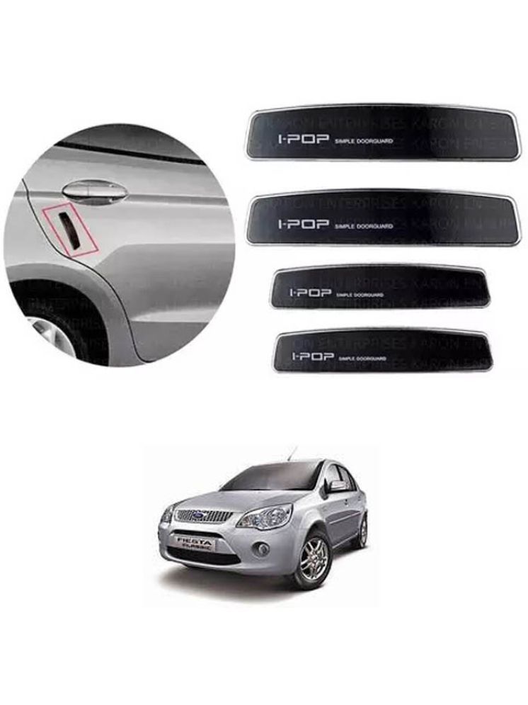     			Etradezone Car Door Guard (Pack Of 4, Black) For Ford Fiesta Classic