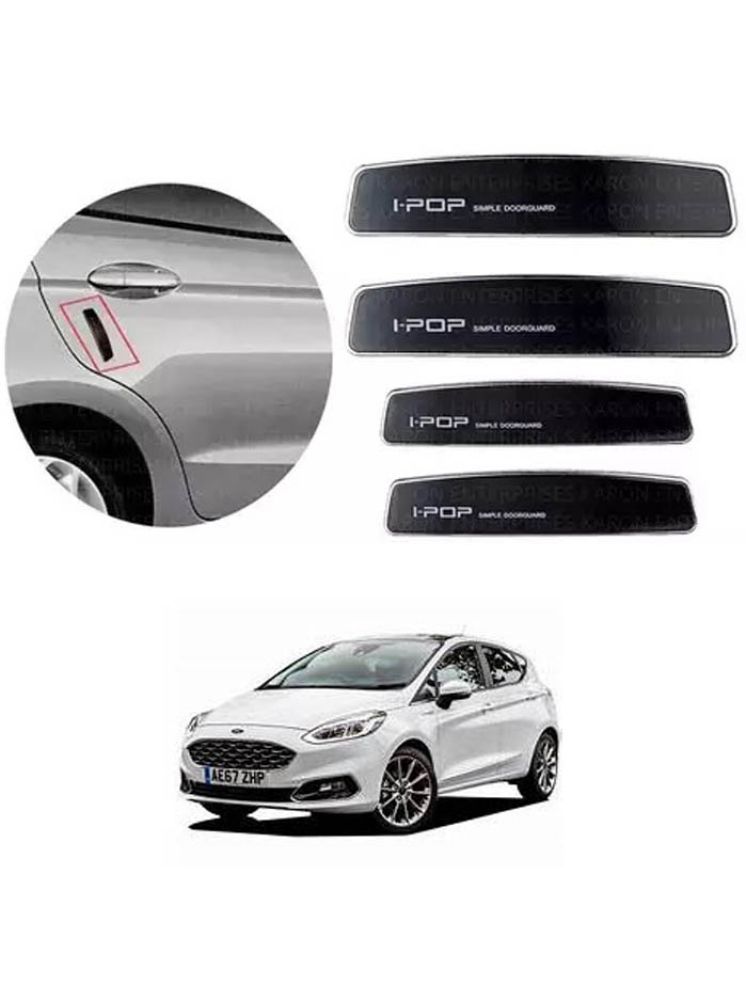     			Etradezone Car Door Guard (Pack Of 4, Black) For Ford Fiesta