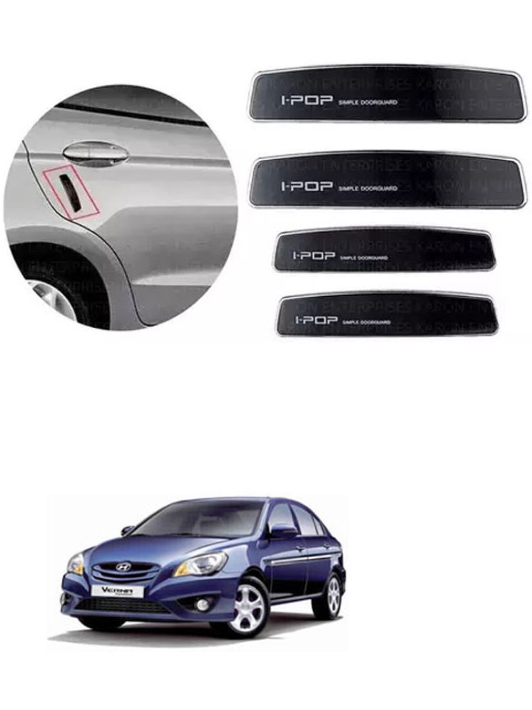     			Etradezone Car Door Guard (Pack Of 4, Black) For Hyundai Verna Transform