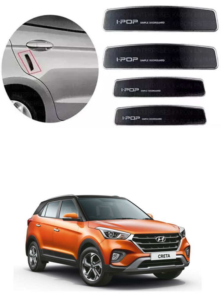     			Etradezone Car Door Guard (Pack Of 4, Black) For Hyundai Creta 2020