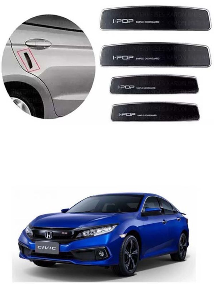     			Etradezone Car Door Guard (Pack Of 4, Black) For Honda Civic Facelift