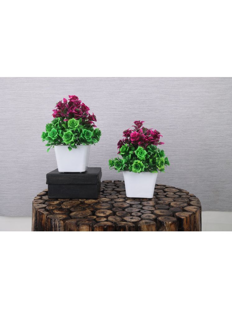     			KanRaj - Multicolor Rose Artificial Flower ( Pack of 2 )