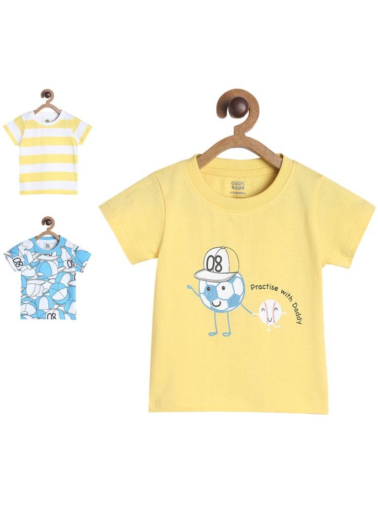     			MINI KLUB Multi Baby Boy T-Shirt ( Pack of 3 )