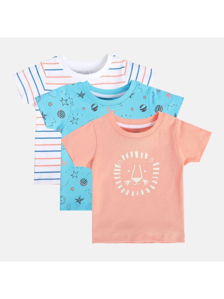     			MINI KLUB Multi Baby Boy T-Shirt ( Pack of 3 )