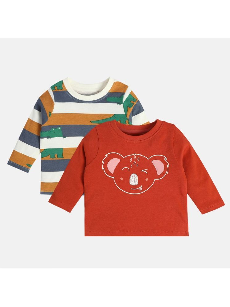     			MINI KLUB Multi Baby Boy T-Shirt ( Pack of 2 )