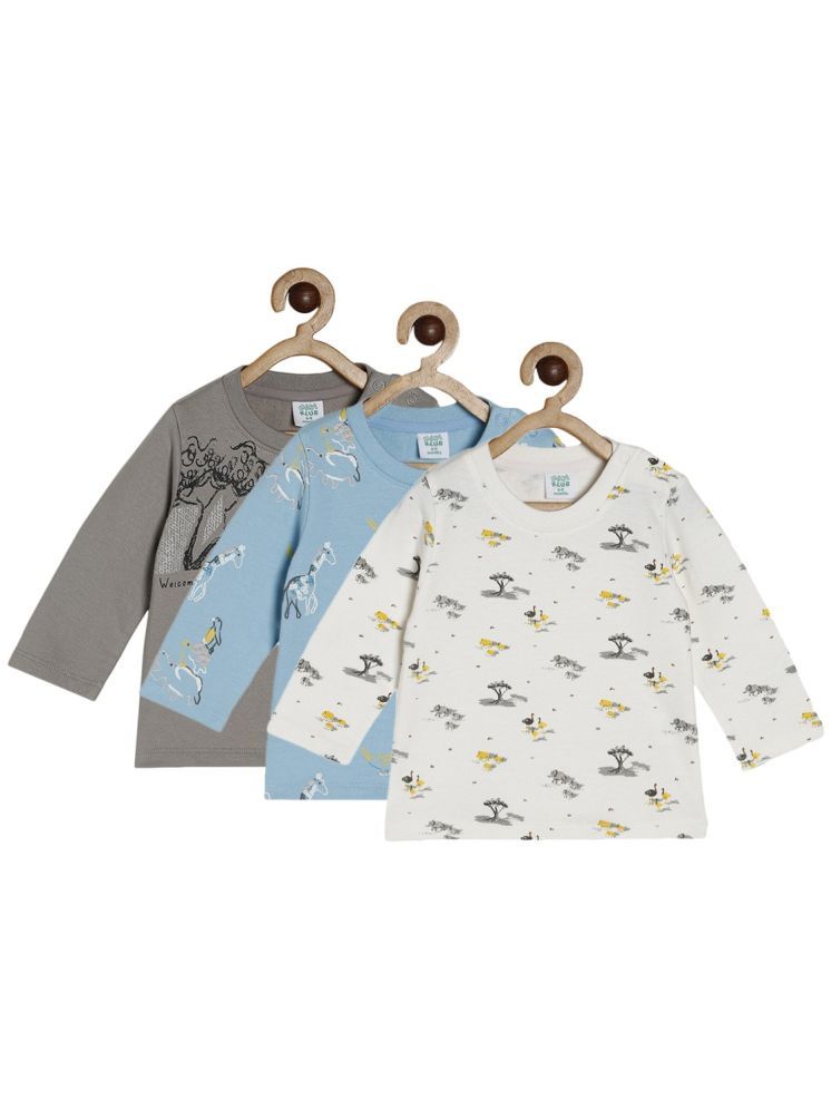     			MINI KLUB Multi Baby Boy T-Shirt ( Pack of 3 )