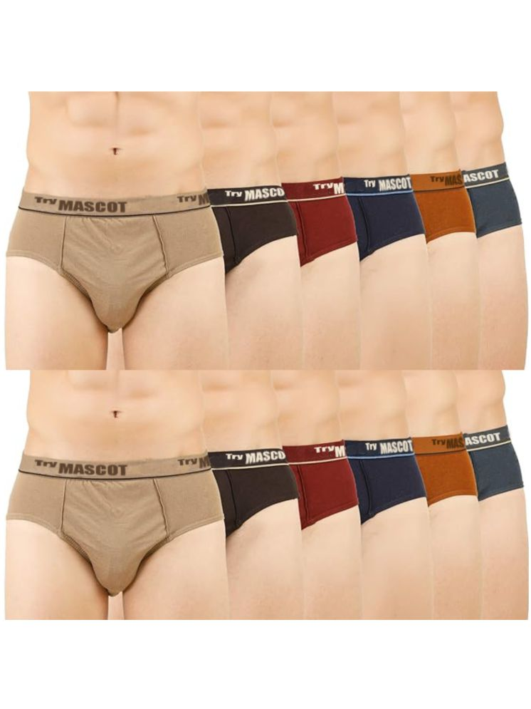     			Mascot Pack of 10 Cotton Men's Briefs ( Multicolor ) Mens Underwear