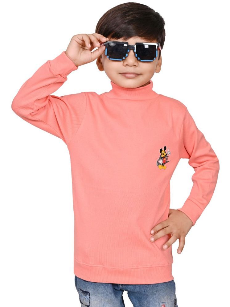     			New Collection Pink Viscose Boys Sweatshirt ( Pack of 1 )