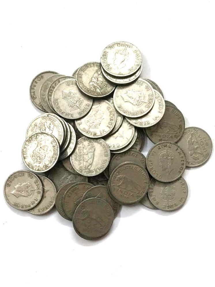     			Quarter Rupees Mix Coin ( Pack of 20 ) Condition as per Image