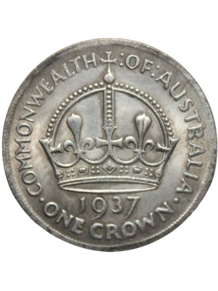     			Rare 1 Crown 1937 King George VI United Kingdom Coin