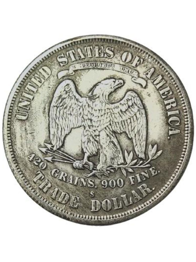     			Rare 1 Trade Dollar USA 1877 Year Coin