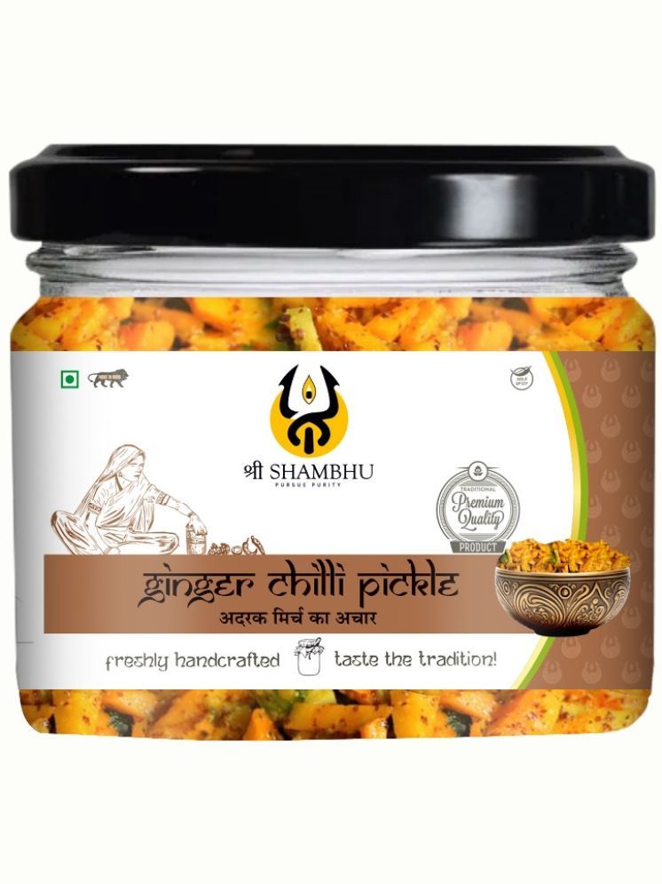     			Shri Shambhu Ginger Chilli Pickle Vegetable Pickle 300 g