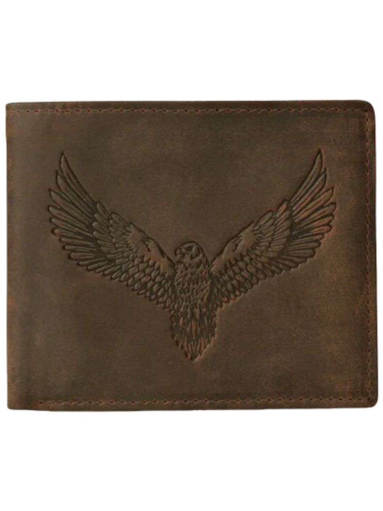     			samtroh Brown Leather Men's RFID Wallet ( Pack of 1 )