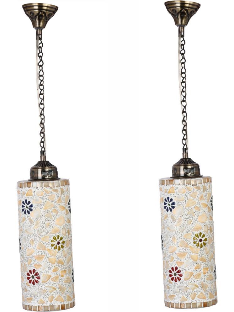     			1st Time Glass Designer Ceiling Lamp Pendant Multi - Pack of 2