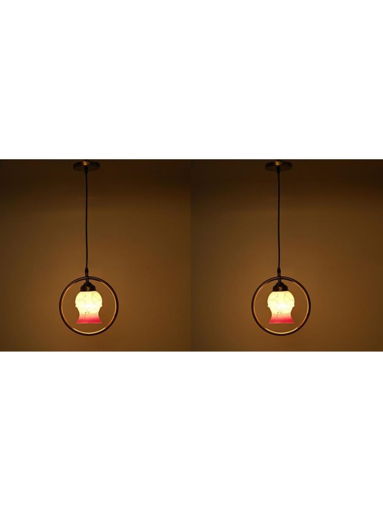     			1st Time Glass Designer Ceiling Lamp Pendant Multi - Pack of 2