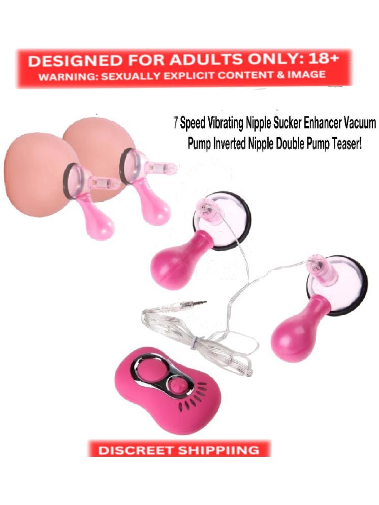     			7 Speed Vibration Clit And Nipple Sucker Pump, N*ipple Vibrator, Breast N*ipple And Clitoris Massager Female Stimulator - BLUEMOON