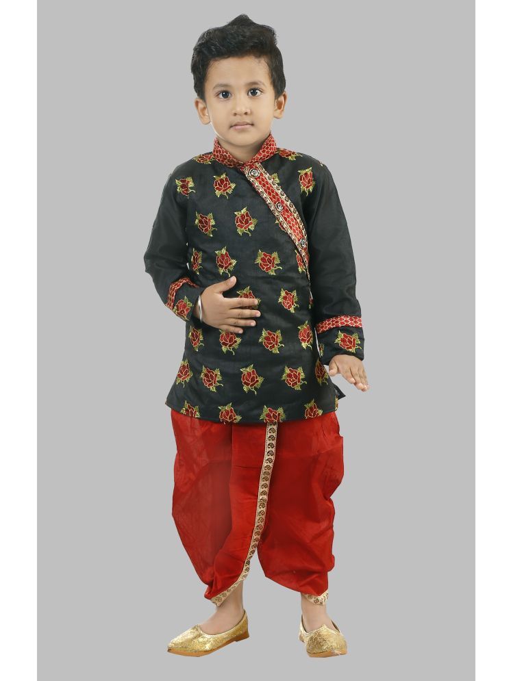     			Baby Boys Silk Blend Dhoti & Kurta Set