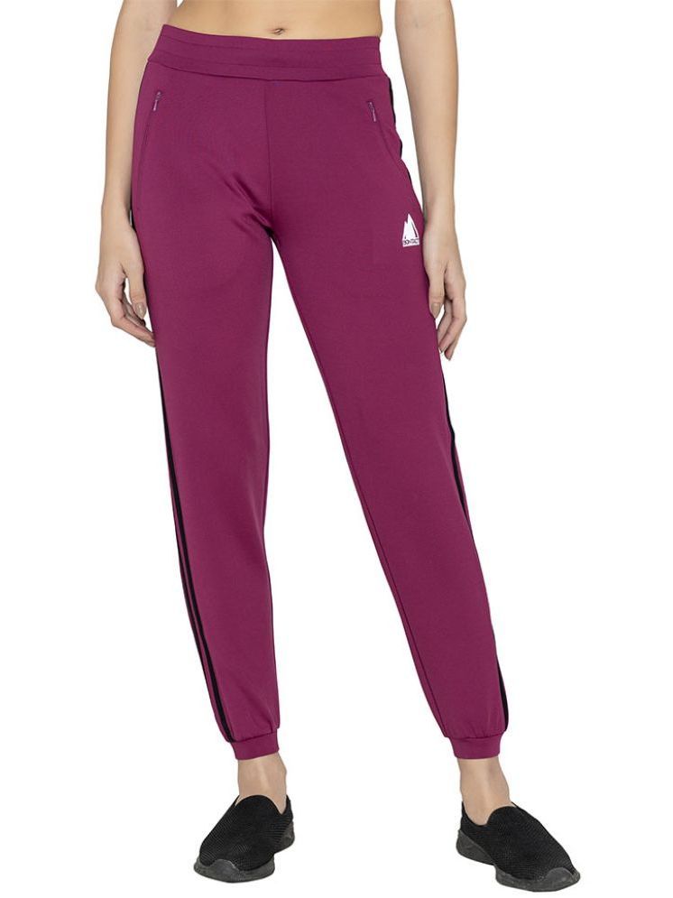     			Bonjour Fuchsia/Magenta Cotton Blend Women's Outdoor & Adventure Joggers ( Pack of 1 )