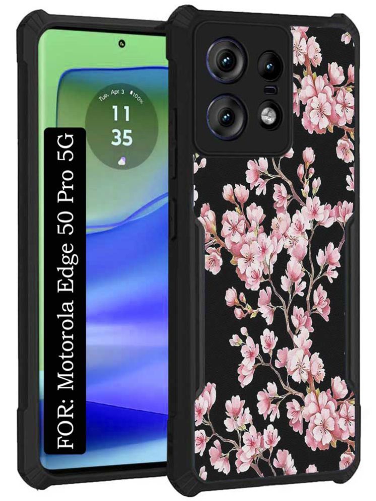     			COBERTA Multicolor Printed Back Cover Polycarbonate Compatible For Motorola Edge 50 Pro 5G ( Pack of 1 )