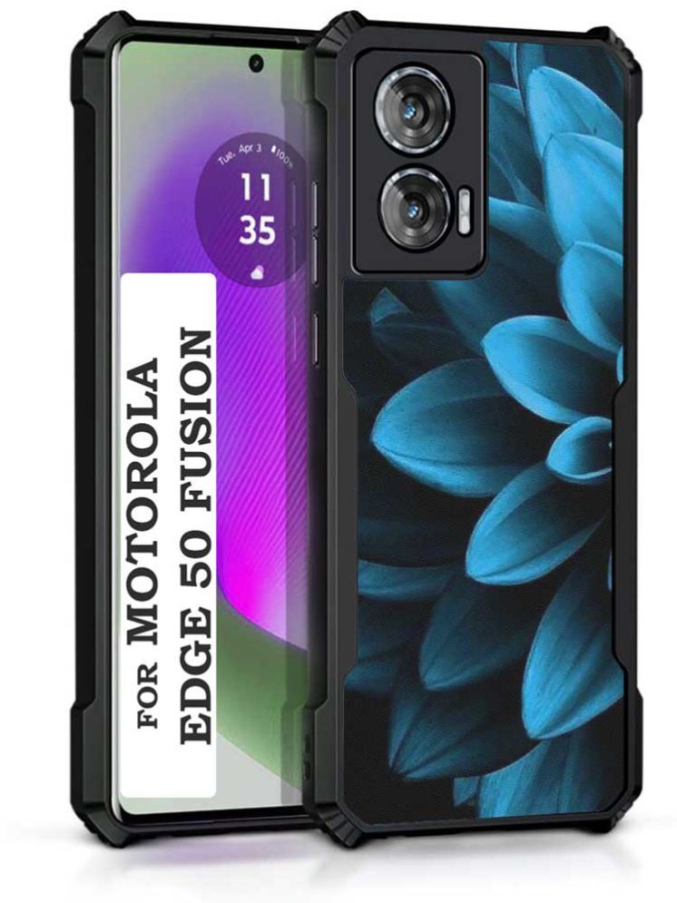     			COBERTA Multicolor Printed Back Cover Polycarbonate Compatible For Moto Edge 50 Fusion ( Pack of 1 )