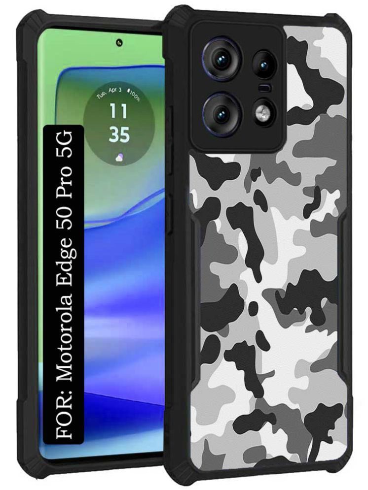     			COBERTA Multicolor Printed Back Cover Polycarbonate Compatible For Motorola Edge 50 Pro 5G ( Pack of 1 )