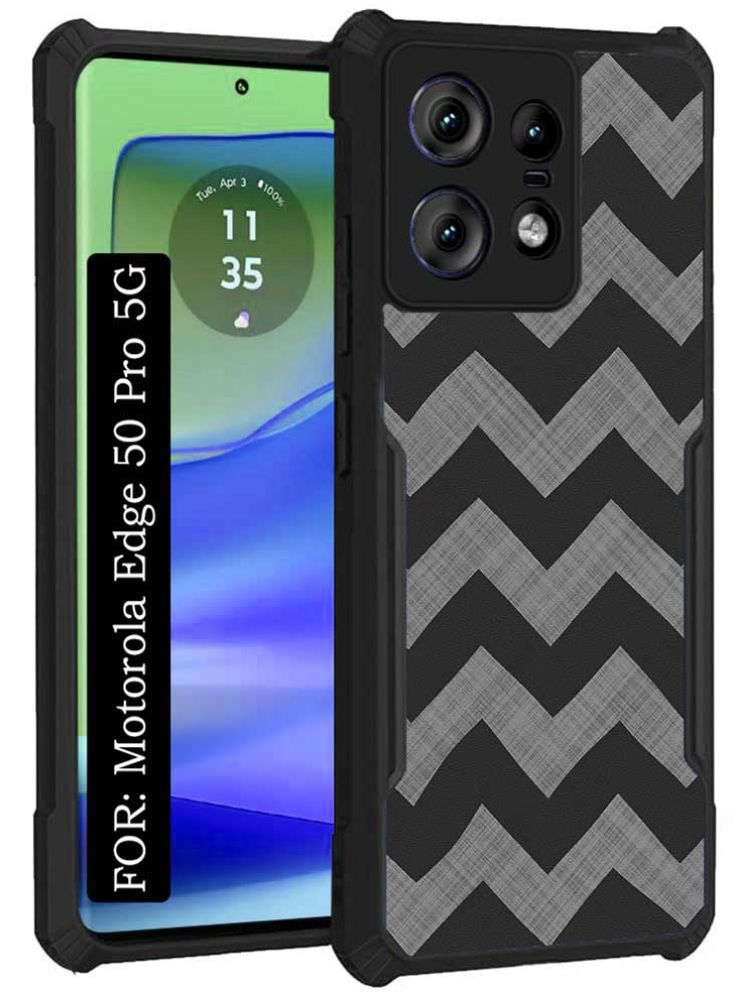     			COBERTA Multicolor Printed Back Cover Polycarbonate Compatible For Motorola Edge 50 Pro 5G ( Pack of 1 )