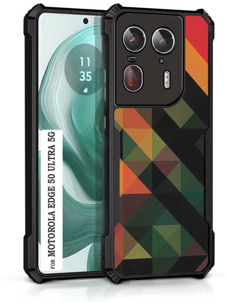     			COBERTA Multicolor Printed Back Cover Polycarbonate Compatible For Motorola Edge 50 Ultra 5G ( Pack of 1 )