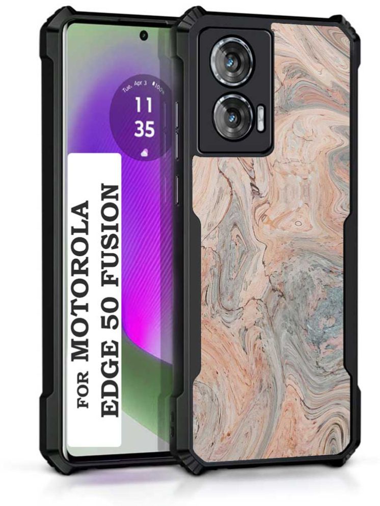     			COBERTA Multicolor Printed Back Cover Polycarbonate Compatible For Moto Edge 50 Fusion ( Pack of 1 )