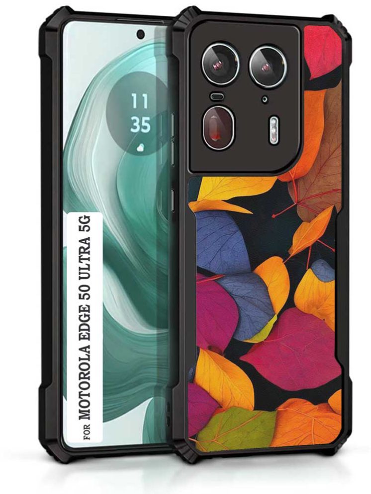     			COBERTA Multicolor Printed Back Cover Polycarbonate Compatible For Motorola Edge 50 Ultra 5G ( Pack of 1 )