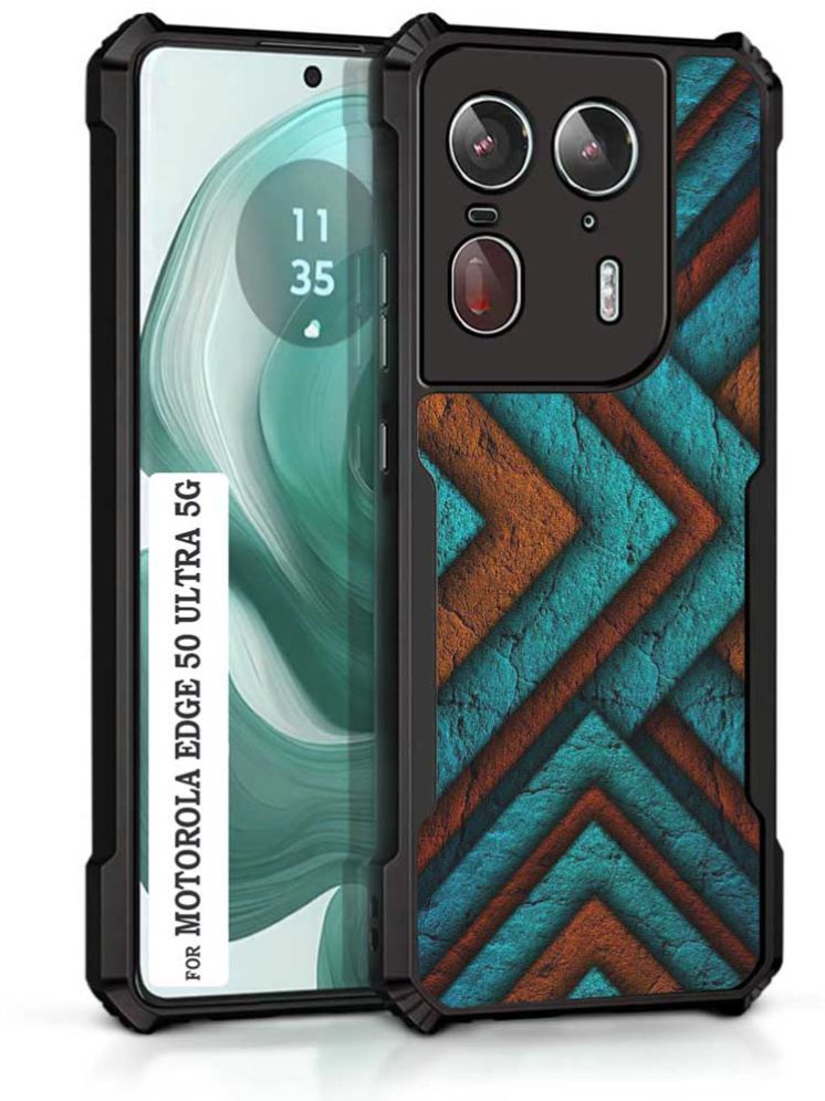     			COBERTA Multicolor Printed Back Cover Polycarbonate Compatible For Motorola Edge 50 Ultra 5G ( Pack of 1 )