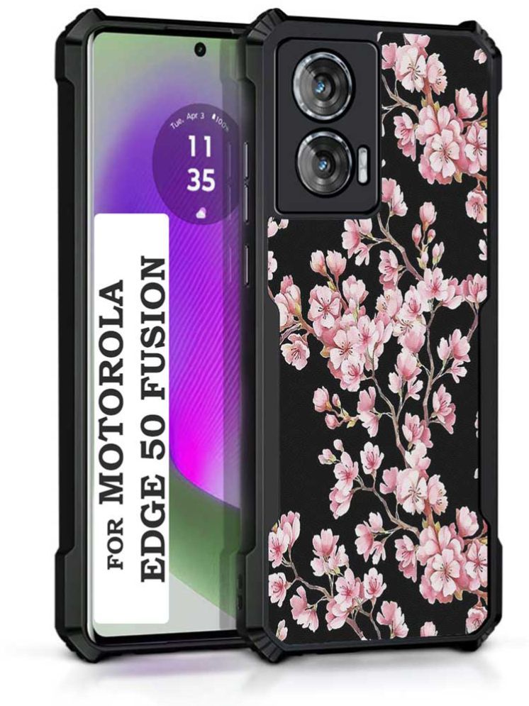     			COBERTA Multicolor Printed Back Cover Polycarbonate Compatible For Moto Edge 50 Fusion ( Pack of 1 )